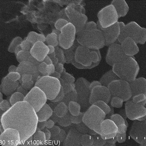 Sem Images Of Iron Oxide Particle Products At A 250 °c And B 290