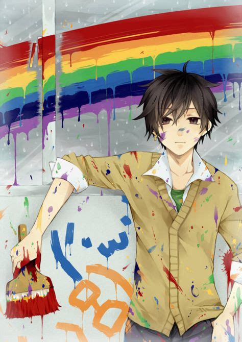 Rainbow Boy Anime Im Sure Its Haruka Nee Cute Anime Guys Cute