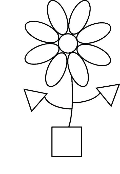 Free Coloring Pages Simple Shapes Coloring Pages