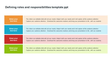 Defining Roles And Responsibilities Template Free Printable Template