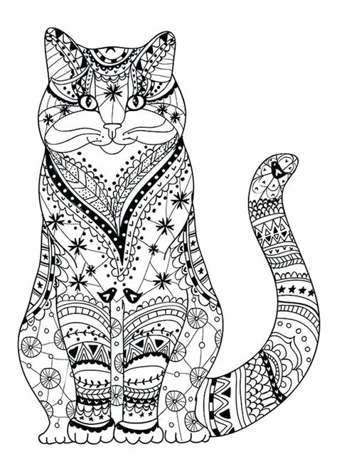 Realistic Kitten Coloring Pages For Adults Cat To Print Created From