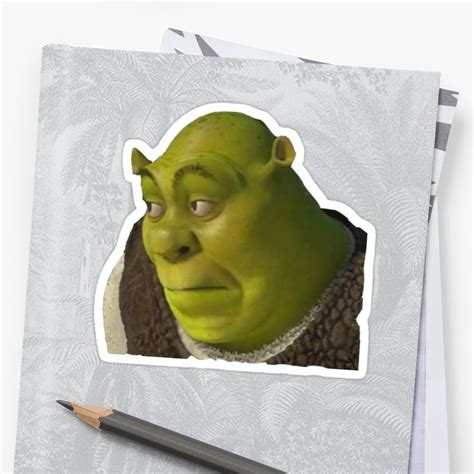 Shrek Sticker By Rainylainy Shrek Vinyl Sticker Stickers