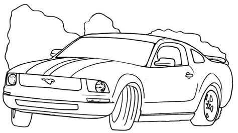 Need mpg information on the 2007 ford mustang? Ford Mustang Coloring Page - Mustang car coloring pages ...