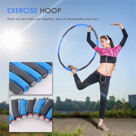 Accessories Professional Detachable Exercise Weighted Hoola Hoops Jjai