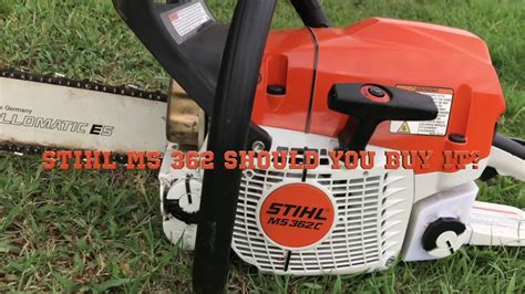 Stihl Ms 362 C Review Youtube