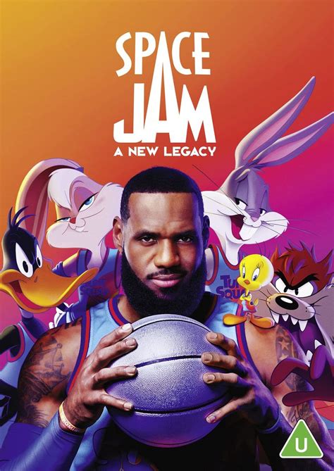 Space Jam A New Legacy Dvd 2021 Space Jam Lebron James Tune Squad