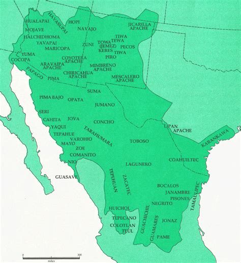 Ancient Tribes Of Mexico Map Map Of World