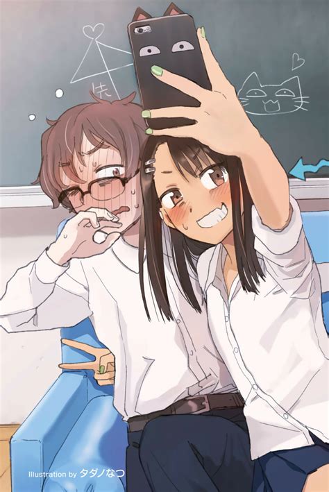 Sharing A Selfie [ijiranaide Nagatoro San] Cutelittlefangs Anime Characters Kawaii Anime