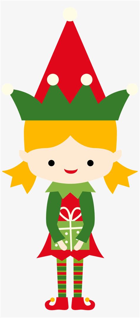 Christmas Girl Elf Clip Art Christmas Girl Elf Clipart Transparent
