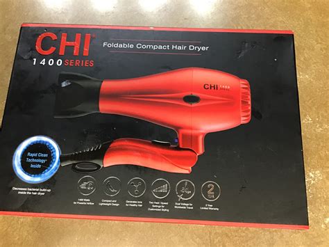 Chi Foldable Compact Hair Dryer 1400 Watts 813843041426 Ebay