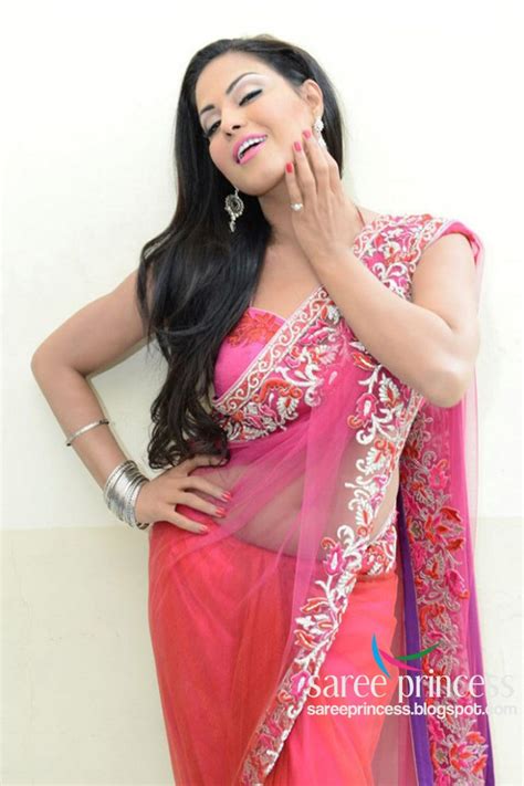 veena malik in hot pink saree sexy hot lovely gorgeous pretty girls
