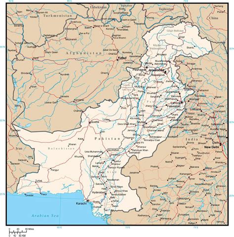 Map Of Pakistan Showing Provinces