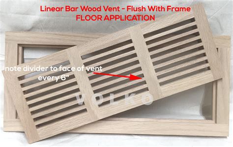 .ventilation vents, such as ceiling air diffuser, hvac grilles, hvac registers and rain louvers. Volko Wood Floor Vents Air Grilles & Registers... oak hvac ...