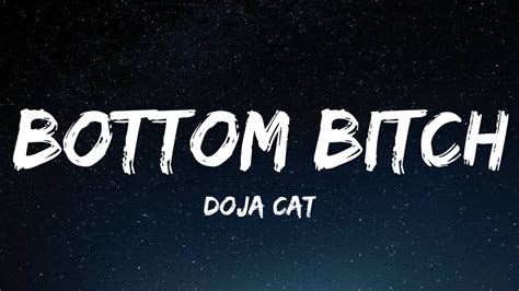 Doja Cat Bottom Bitch Lyrics Youtube