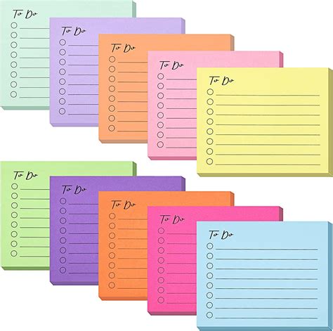 Pack Lined Sticky Notes X Inch Sheets To Do List Sticky Notes