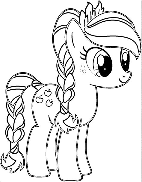 Pony Cartoon My Little Pony Coloring Page 003 Wecoloringpage My