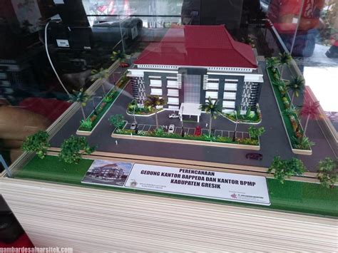 Maket Arsitektur Miniatur Model 27 Gambar Desain Arsitek