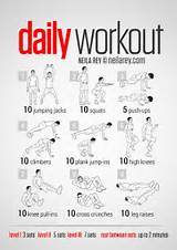 Pictures of Daily Fitness Routine
