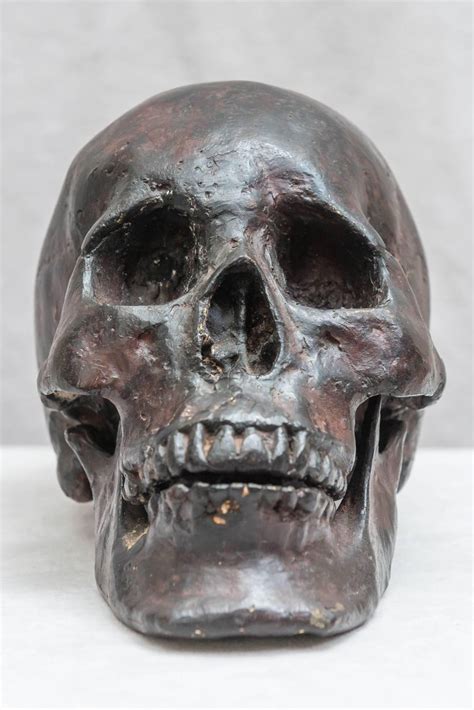 Bronze Skull At 1stdibs