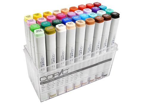 Copic Marker Unser Starter Set Mit 36 Farben Artwareshop