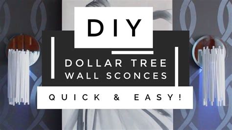 Diy Dollar Tree Modern Wall Sconces So Easy And Budget Friendly Home