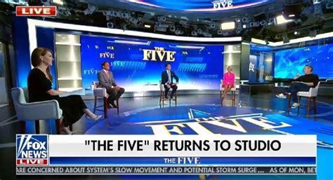 Fox News Channels Red Hot ‘the Five Returns To Studio