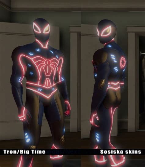Скачать Amazing Spider Man 2 Tron Suit Skin Геймплей