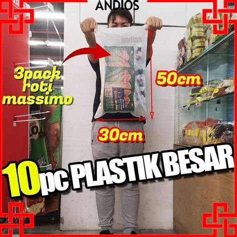 Beg Plastik Besar Heavy Duty Clear Plastic Bag Transparent Packaging