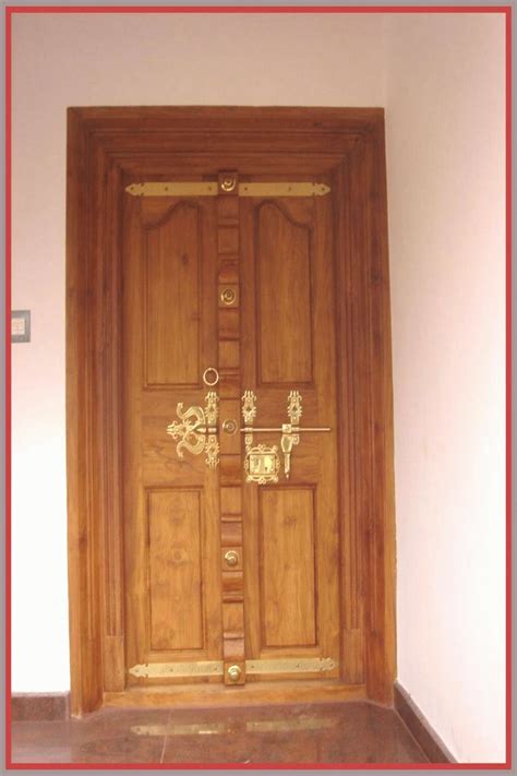 Kerala Home Front Double Door Design