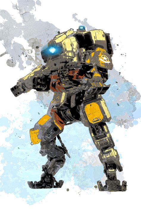 Titanfall 2 Monarch Fan Art Poster Titan Gamer Art Etsy