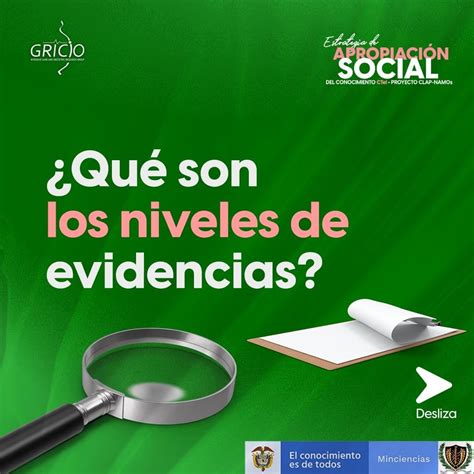 ¿qué Son Los Niveles De Evidencias Gricio