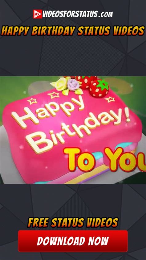 Best whatsapp status videos are better than words on our website, you can get to download all kinds of status videos for free and share it with your loved ones easily. Get Happy Birthday Status videos for Whatsapp and facebook ...