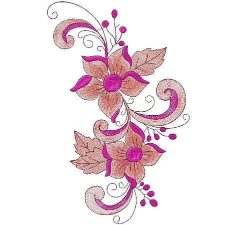 Floral Machine Embroidery Design Free Embroidery Design