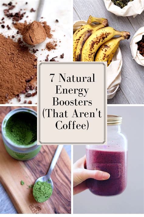 There Are Many Different Types Of Natural Energy Boosteres That Arent