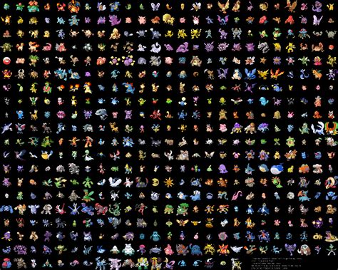 4th Gen Pokemon Sprites By Ghost Crabs On Deviantart