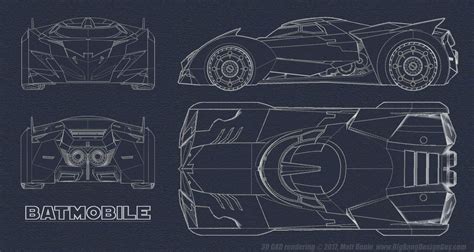Telltale Batmobile Blueprints By Ravendeviant Super Herói Batmovel