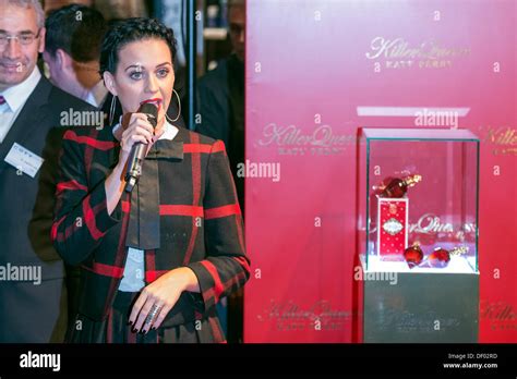 Berlin Germany September Th Katy Perry Launches The New Fragrance Killer Queen In