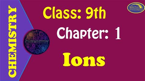 Chemistry Class 9 Chapter 1 Youtube