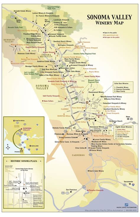 Map Of Wineries In Sonoma Map 2023