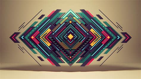 Modern Shapes Graphic For Colorful Background