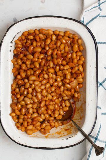 healthy baked beans no molasses or sugar the daily dish