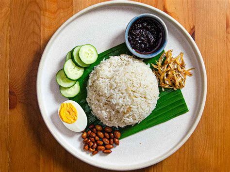 nasi lemak malaysian coconut rice recipe selfmadenews
