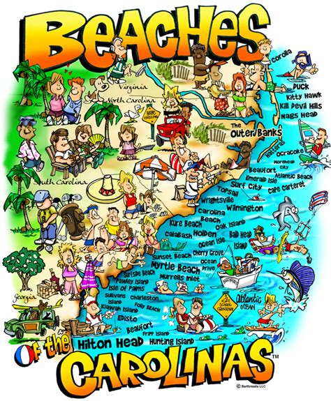 Map Of Beaches In North Carolina Live Beaches