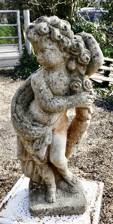 Antiques Atlas A Pair Of Old Weathered Classical Child Statues
