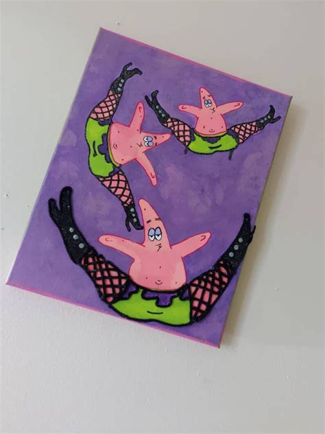 Patrick Star In Fishnets Spongebob Memes Goofy Goober Mixed Etsy Hong