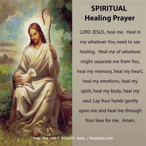 Healing Prayer Lord Jesus Heal Me Heal In Me Whatever You Need To