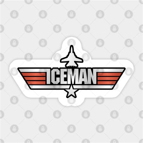 Top Gun Style Iceman Top Gun Pegatina Teepublic Mx