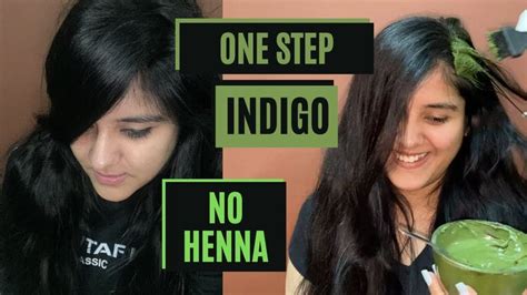 One Step Indigo Process No Henna White Hair To Black Hair Does It