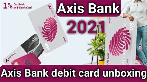 Axis Bank Debit Card Unboxing Review Axis Bank Welcome Kit Youtube