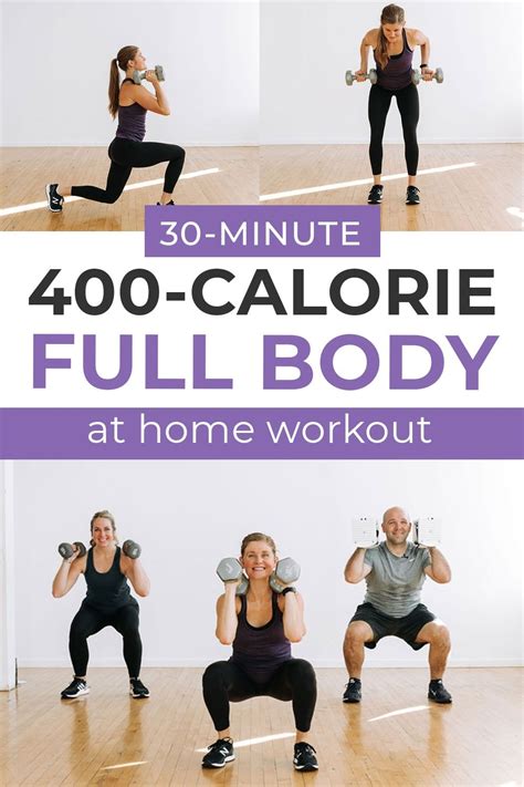 At Home Circuit Workout Full Body Dumbbells Nourish Move Love